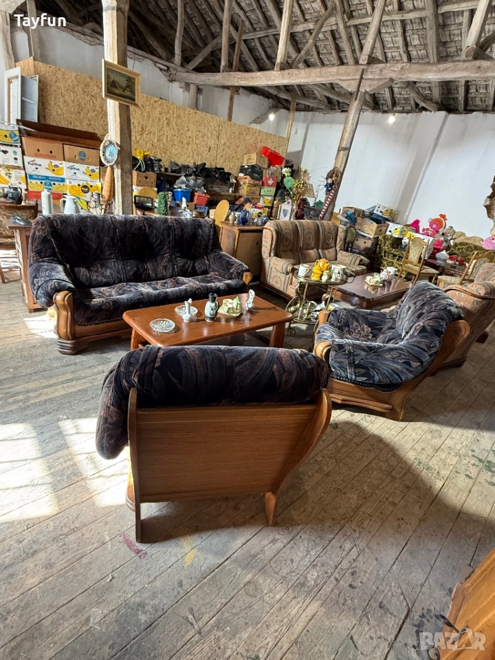 Луксозен Комплект Диван и Два Фотьойла - Внос от Белгия!, снимка 1