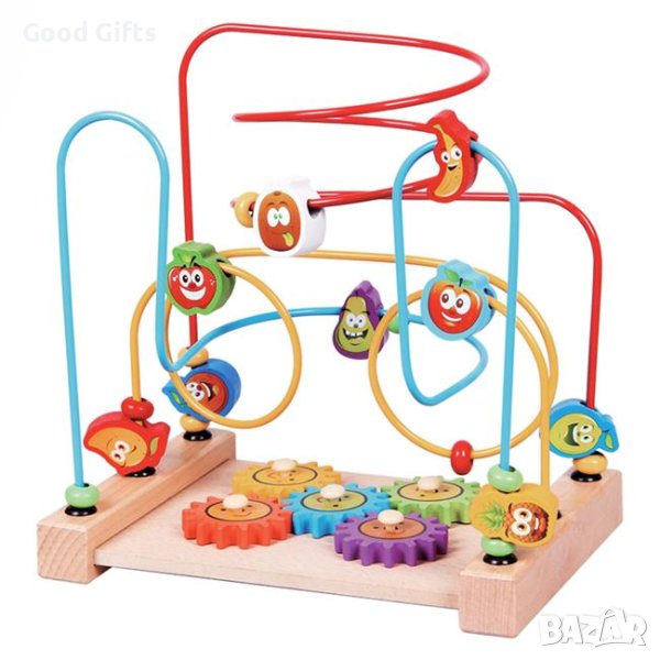 Дървена играчка Спирала, снимка 1