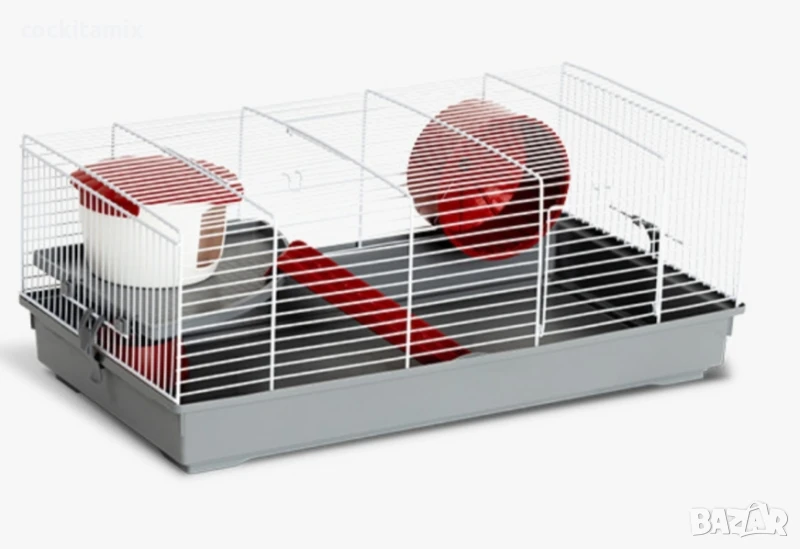 Клетка за хамстери Дъфи Бианка - 45 / 27 / 34см, снимка 1