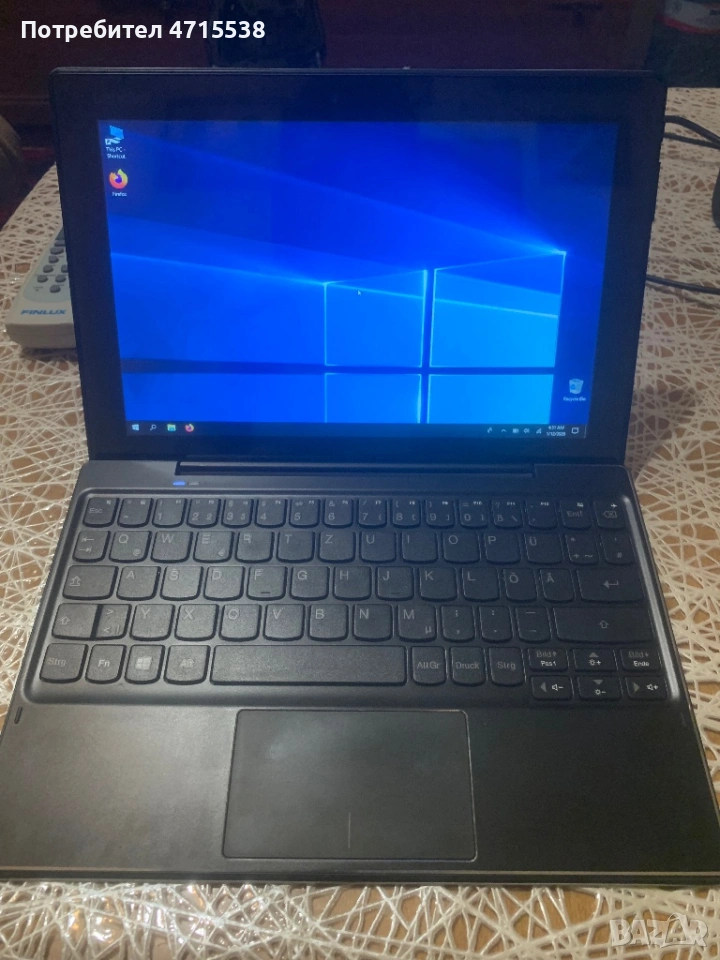 Мини Лаптоп-Таблет Lenovo MIIX 310-10ICR, снимка 1