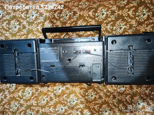 Sanyo m w242k радиокасетофон , снимка 2 - Радиокасетофони, транзистори - 51458539