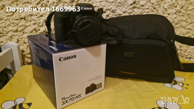 Фотоапарат Canon SX 70 HS, снимка 3 - Фотоапарати - 52444203