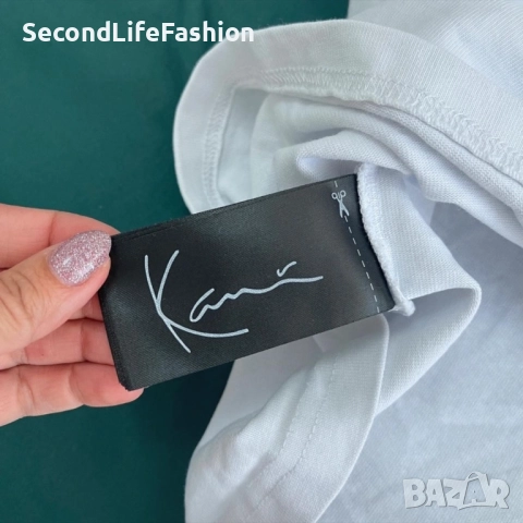 Мъжка тениска Karl Kani x Stranger Things с изображение на демон, памучна, размер M, снимка 6 - Тениски - 52283318