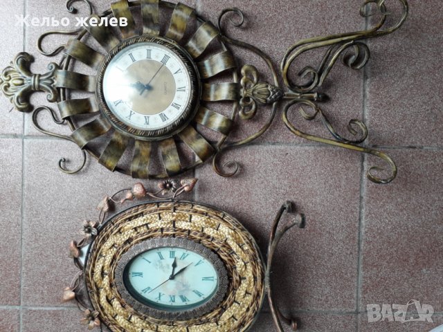 Часовници,метал,ретро, снимка 1 - Стенни часовници - 29018421
