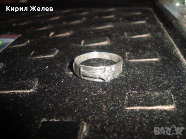 СРЕБЪРЕН КРЪСТООБРАЗЕН ПРЪСТЕН СРЕБРО 925 МАЙСТОРСКА ОРИГИНАЛНА БИЖУТЕРИЙНА ИЗРАБОТКА 22692, снимка 14 - Пръстени - 33133681