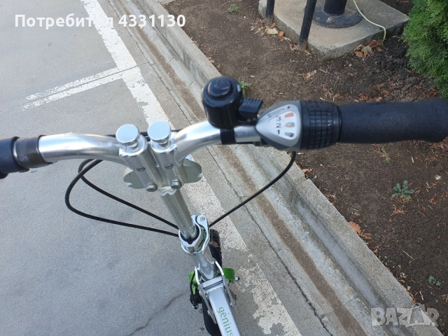 сгъваем велосипед Genius Mobiky, снимка 6 - Велосипеди - 51549139