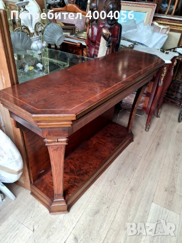 Дървена конзола, снимка 5 - Антикварни и старинни предмети - 53573999