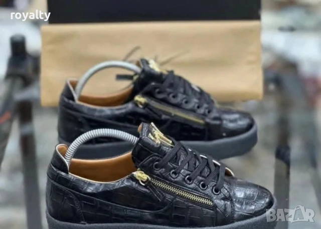 Giuseppe Zanotti Нови Черни Мъжки Маратонки 