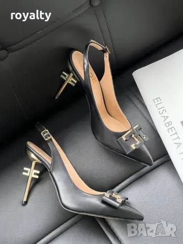 Elisabetta Franchi дамски обувки на ток , снимка 10 - Дамски елегантни обувки - 48999814
