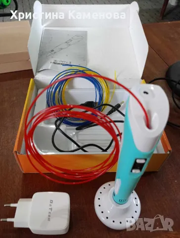 Детска забавна 3Д писалка, снимка 3 - Рисуване и оцветяване - 48381481