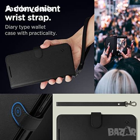 Нов луксовен калъф кейс портфейл Spigen за телефон Samsung Galaxy A54 Самсунг, снимка 7 - Калъфи, кейсове - 40766429