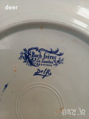 Големи порцеланови чинии за стена-ДЕЛФТ , снимка 4 - Картини - 43361576