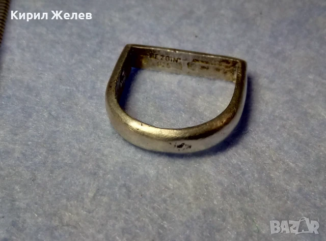 СТИЛЕН ВИНТИДЖ АРТ СРЕБЪРЕН ПРЪСТЕН СРЕБРО 925 SEZGIN ДИЗАЙНЕРСКА РЪЧНА ИЗРАБОТКА 48750, снимка 6 - Пръстени - 50542242