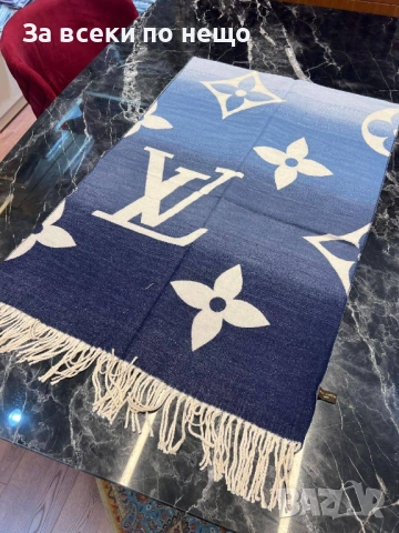 Louis Vuitton Шал 100% Кашмир Луис Витон Код SK662