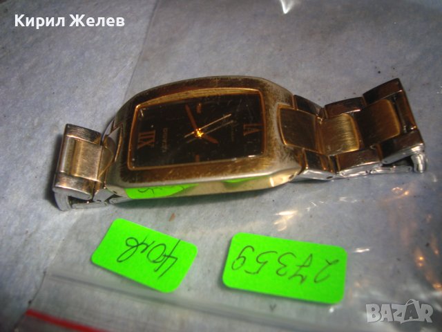 CASIO - МАРКОВ КВАРЦОВ ЯПОНСКИ ПОЗЛАТЕН ЧАСОВНИК с ОРИГИНАЛНА СТОМАНЕНА НЕРЪЖДАЕМА ВЕРИЖКА 27359, снимка 8 - Мъжки - 36694770