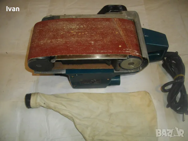 1010 ВАТА AEG НЕМСКИ ГОЛЯМ ПРОФЕСИОНАЛЕН ЛЕНТОВ ШЛАЙФ ПОЧТИ НОВ ОТЛИЧНО РАБОТНО СЪСТОЯНИЕ 350м/мин , снимка 16 - Други инструменти - 48092544