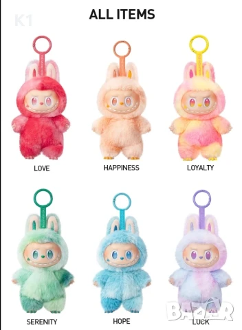 ПРОМО! 6 броя Лабубу Big into Energy, Labubu have a Seat, Exciting Macaron, снимка 2 - Плюшени играчки - 51308009