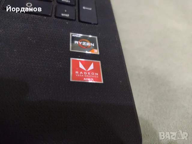 работещ лаптоп HP 15.6'' Led Ryzen 3-2200U цял за ремонт или части, снимка 3 - Части за лаптопи - 50059223