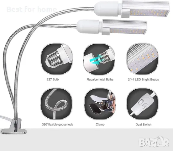 Светлина за отглеждане на растения, снимка 2 - Други стоки за дома - 49547772