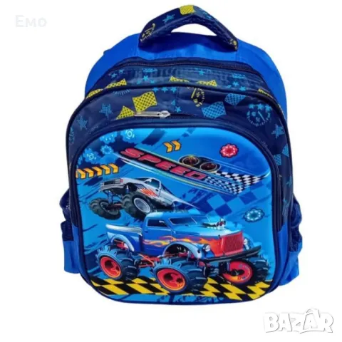 Детска раница с цветен дизайн и различни илюстрации, снимка 11 - Раници - 48524722