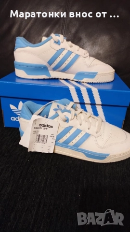 Adidas Оригинални маратонки кожени внос от Великобритания номер 38,5, снимка 4 - Детски маратонки - 52077650