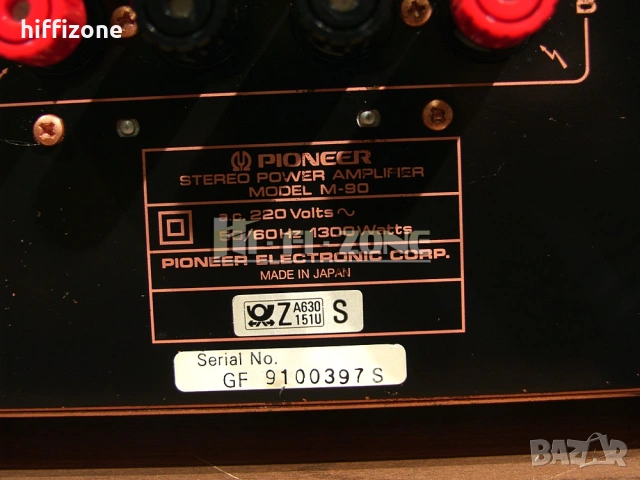  Стъпало Pioneer m-90 , снимка 9 - Ресийвъри, усилватели, смесителни пултове - 53032076