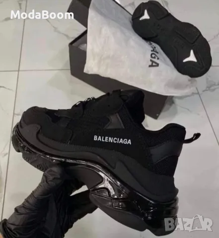Balenciaga черни мъжки маратонки 
