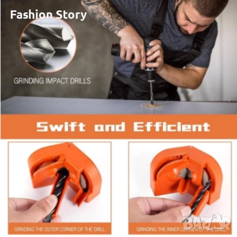 Компактно точило за свредла – възстановява остротата бързо и лесно, снимка 5 - Други инструменти - 52651518