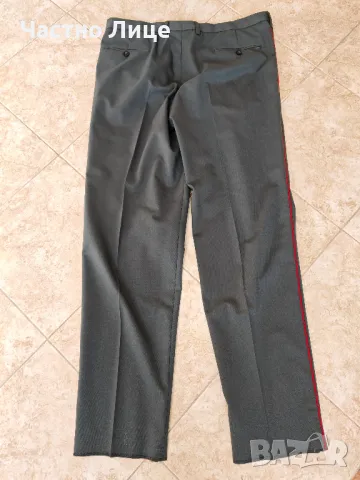 Български Военен Панталон с Червени Кантове- Нов, снимка 2 - Антикварни и старинни предмети - 49600485