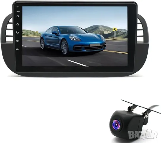 Мултимедия за Fiat 500, 2007-2015, навигация, Android, двоен дин, плеър, FIAT 500C, Андроид, снимка 3 - Аксесоари и консумативи - 50041896