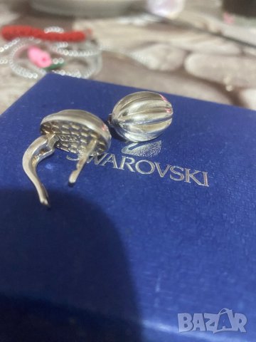 Сребърни обеци орехи , снимка 3 - Обеци - 43605818