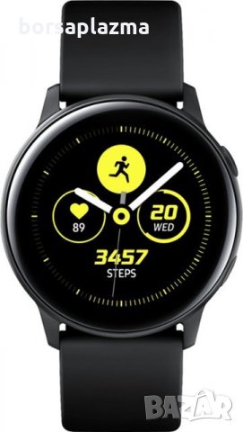 СИЛИКОНОВА КАИШКА ЗА SAMSUNG GALAXY WATCH ACTIVE R500 20MM - BLACK, снимка 9 - Каишки за часовници - 26903961