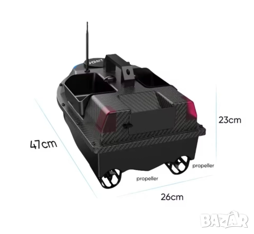 Лодка за захранка с 99 GPS позиции , снимка 3 - Стръв и захранки - 46307736