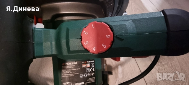 Ръчен цирколяр Parkside 1350w , снимка 4 - Други инструменти - 52945189