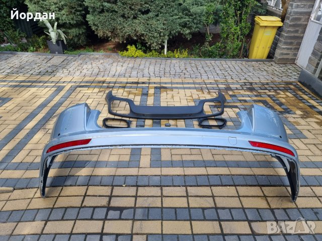 Задна броня за Porsche Panamera 971 с дифузьор, пластмаси и датчици Порше Панамера, снимка 8 - Части - 36771871