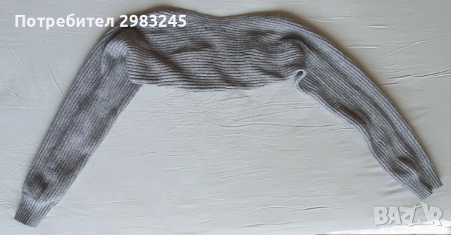 Дамски сиви ръкави , снимка 2 - Други - 52327233