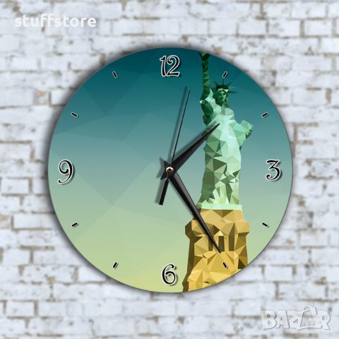 Стенен Часовник - Скалиста Статуята На Свободата, снимка 1