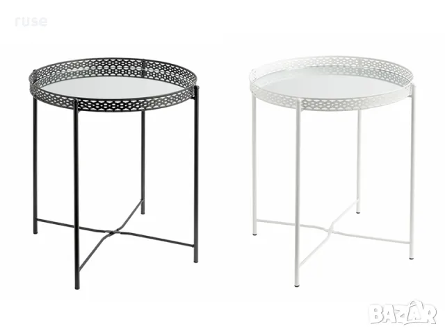 НОВИ! Метална помощна маса поднос сгъваема Два цвята 