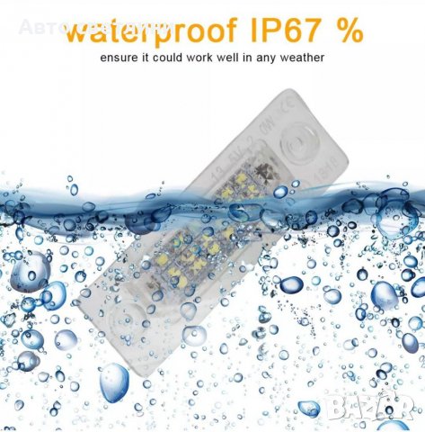 LED плафони за заден регистрационен номер VW Golf Jetta Caddy Passat Touran Transporter Skoda, снимка 3 - Аксесоари и консумативи - 37551658