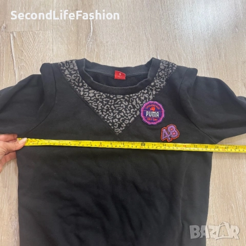 Дамски суитшърт Puma Since 48, размер S черен, снимка 4 - Блузи с дълъг ръкав и пуловери - 53341866