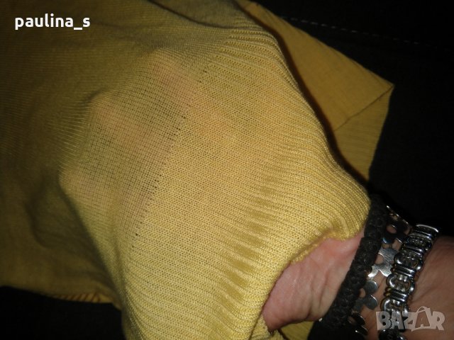 Дамска блузка в жълто / еластична , снимка 3 - Тениски - 26213600