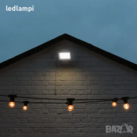 LED Прожектор 100W 3in1 Сиво Тяло, снимка 9 - Прожектори - 48039774