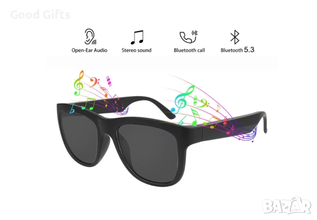 Смарт Слънчеви Очила с Bluetooth Слушалки – Технология, Стил и Свобода в Едно