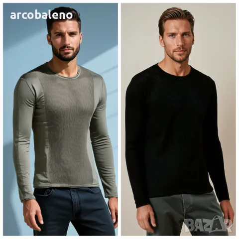 Мъжки пуловер, 2цвята 