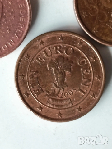 1 евро цент от различни държави и години 11бр., снимка 12 - Нумизматика и бонистика - 53211426