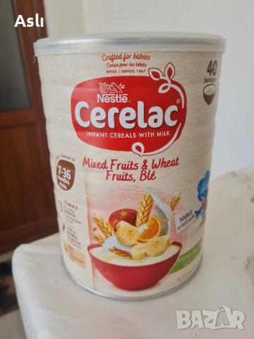 Детска каша с мляко Смесени плодове и пшеница 