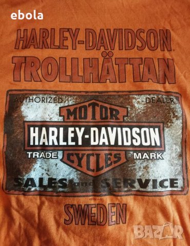 Harley Davidson - M, снимка 4 - Тениски - 28295460