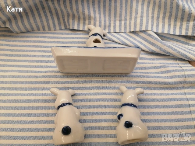 Солница и пиперник от Делфтски порцелан, снимка 4 - Други - 50759184