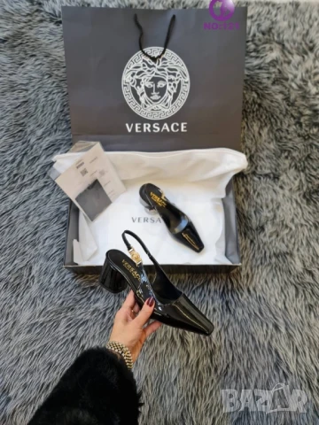 обувки на ток versace , снимка 14 - Дамски обувки на ток - 51307138