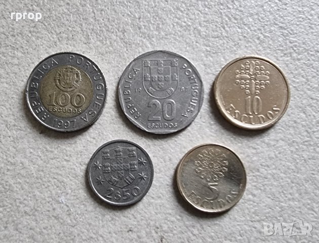 Монети. Португалия. Ескудо . 5 бройки.